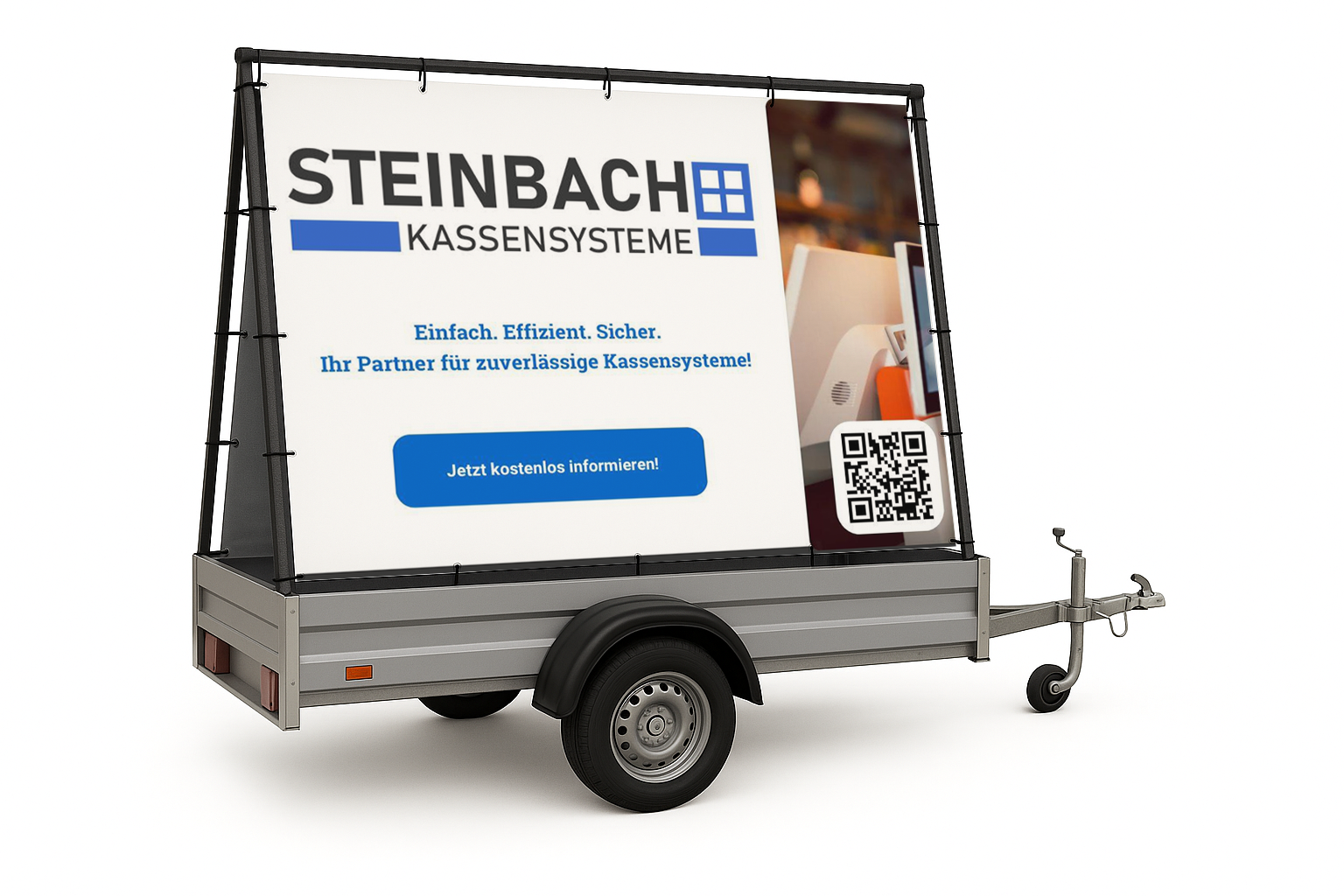 Werbeanhänger Steinbach EDV